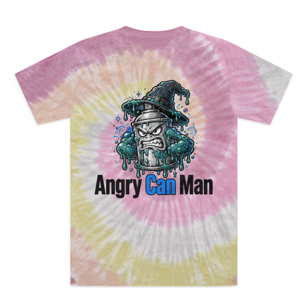ANGRY CAN MAN 2.0 Tie-Dye T-Shirt