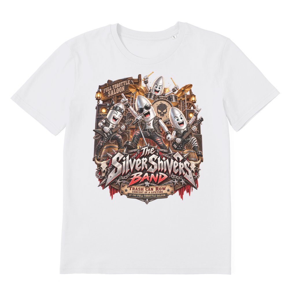 The Silver Shivers Band Premium Organic Adult T-Shirt