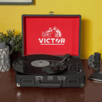 Victor Metro Dual BT Suitcase Turntable Black - Refurbished