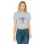 AOP Classic Women's Cropped Raw Edge T-Shirt