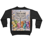 Trash Can Row Classic Kids Sweatshirt