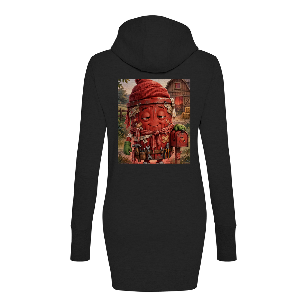 Trash Can Row – Premium Adult Hoodie Dress