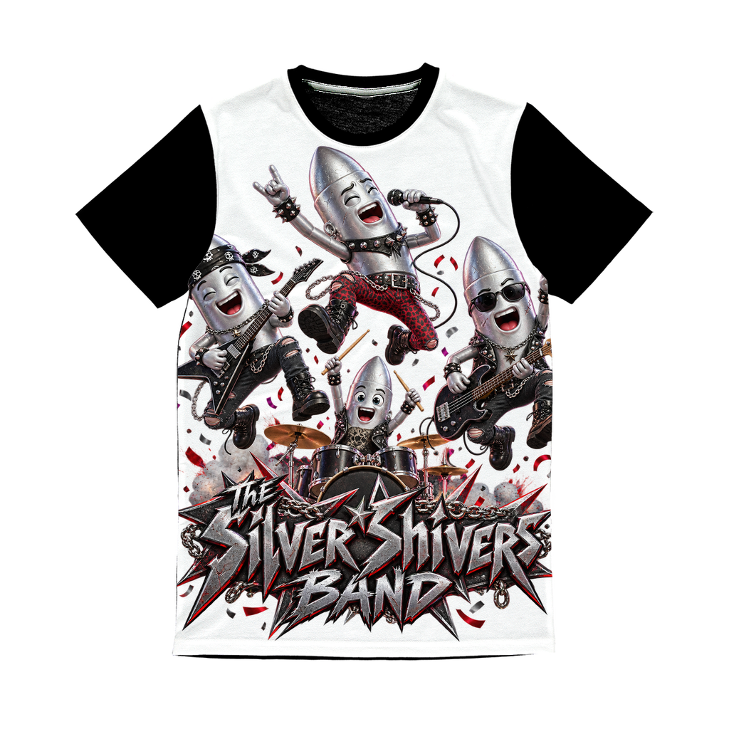 The Silver Shivers Band Classic Sublimation Panel T-Shirt