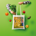 Trash Can Row Shopper Tote Bag