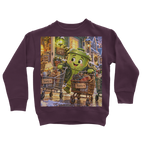 Trash Can Row Classic Kids Sweatshirt