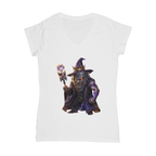 angry can man Classic Women's V-Neck T-Shirt