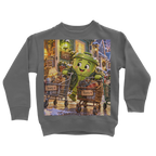 Trash Can Row Classic Kids Sweatshirt