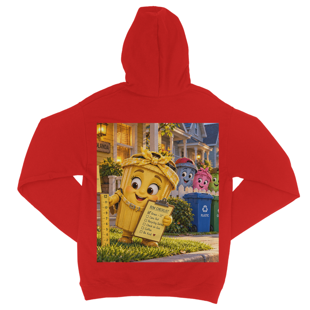 Trash Can Row – Classic Adult Zip Hoodie