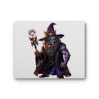 angry can man Premium Stretched Canvas