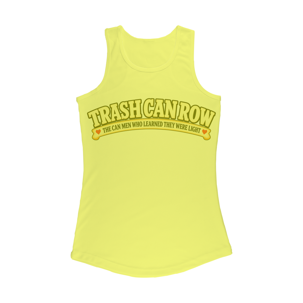 Trash Can Row – Women Performance Tank Top