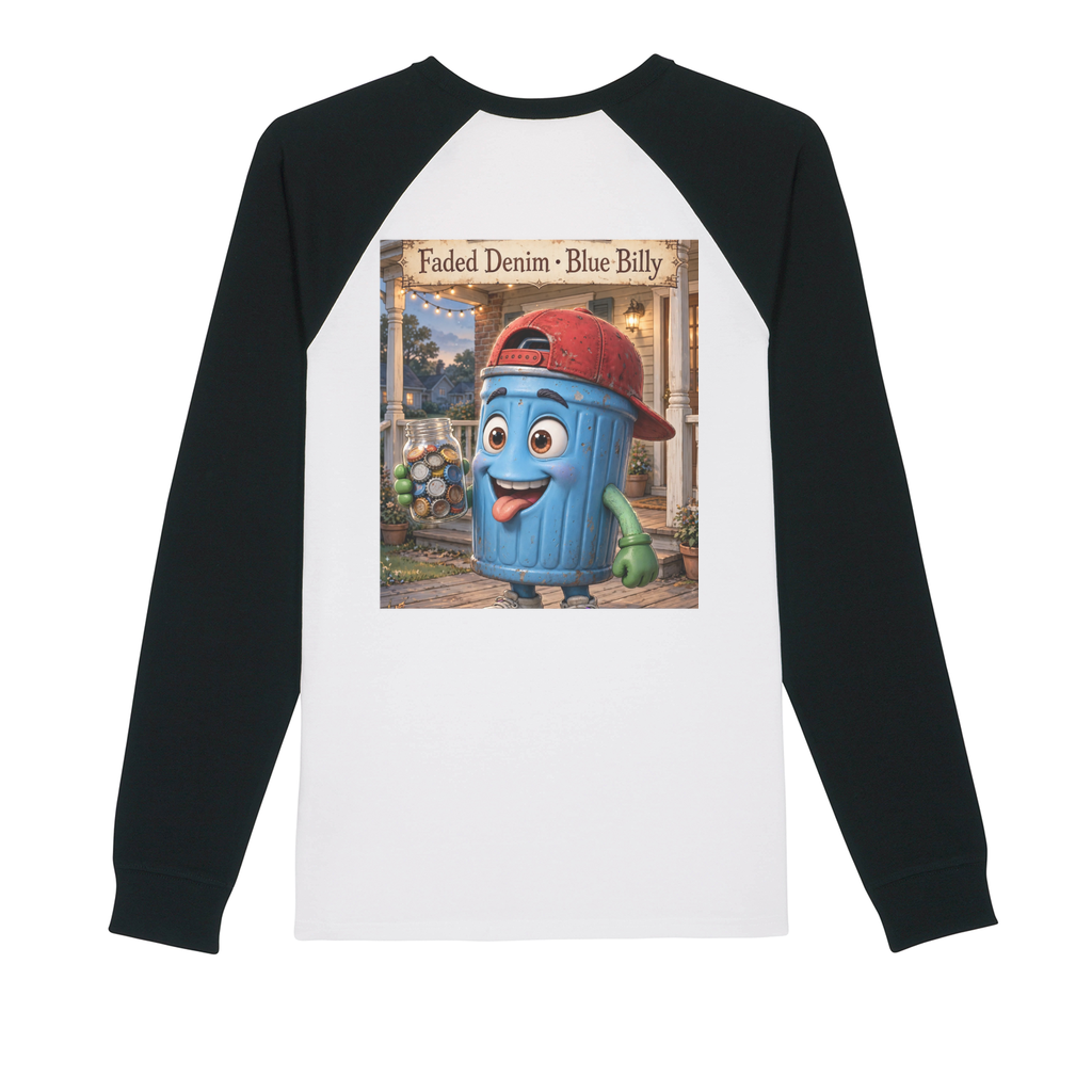 Trash Can Row Premium Raglan Long Sleeve Shirt
