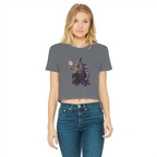 angry can man Classic Women's Cropped Raw Edge T-Shirt