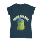 TRASH CAN MAN Classic Women's V-Neck T-Shirt