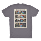 Trash Can Row Organic Adult T-Shirt