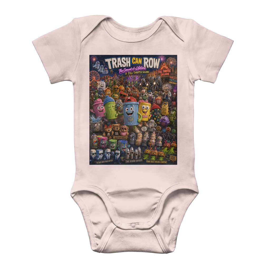 Trash Can Row: Concert for a Lifetime – Classic Baby Onesie Bodysuit