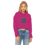 ANGRY CAN MAN 2.0 Ladies Cropped Raw Edge Hoodie