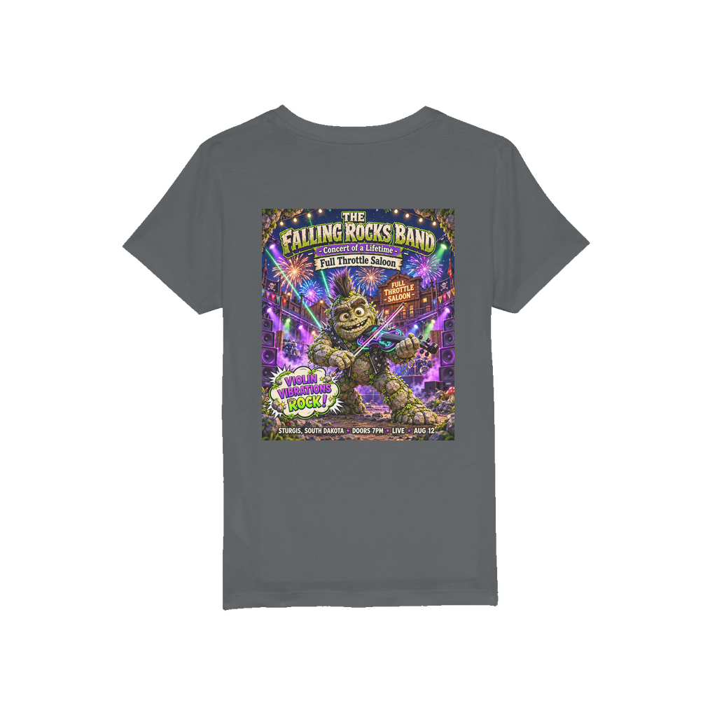 Falling Rocks COllection Organic Jersey Kids T-Shirt