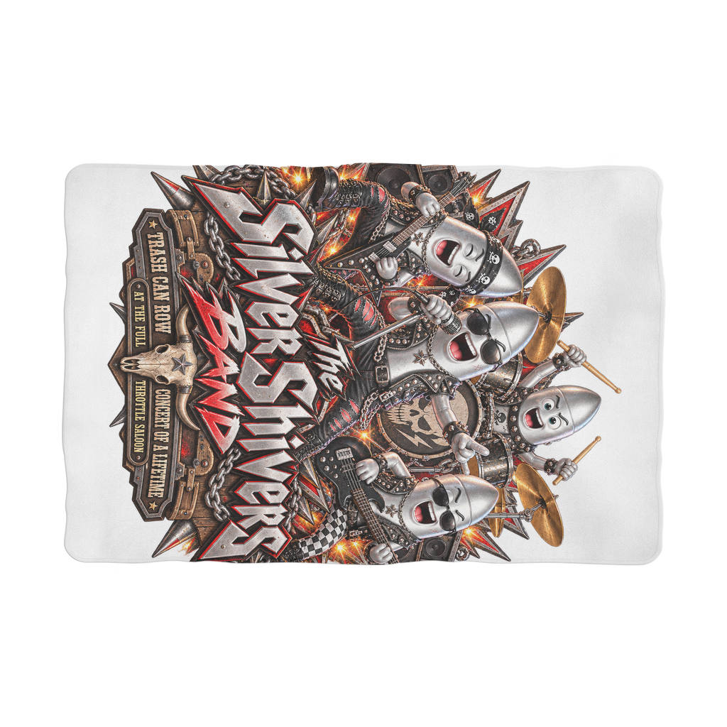 The Silver Shivers Band Sublimation Pet Blanket