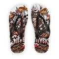 The Silver Shivers Band Adult Flip Flops