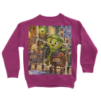 Trash Can Row Classic Kids Sweatshirt