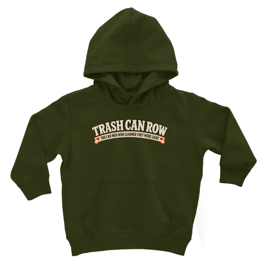 Trash Can Row Classic Kids Hoodie