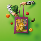 Trash Can Row Shopper Tote Bag
