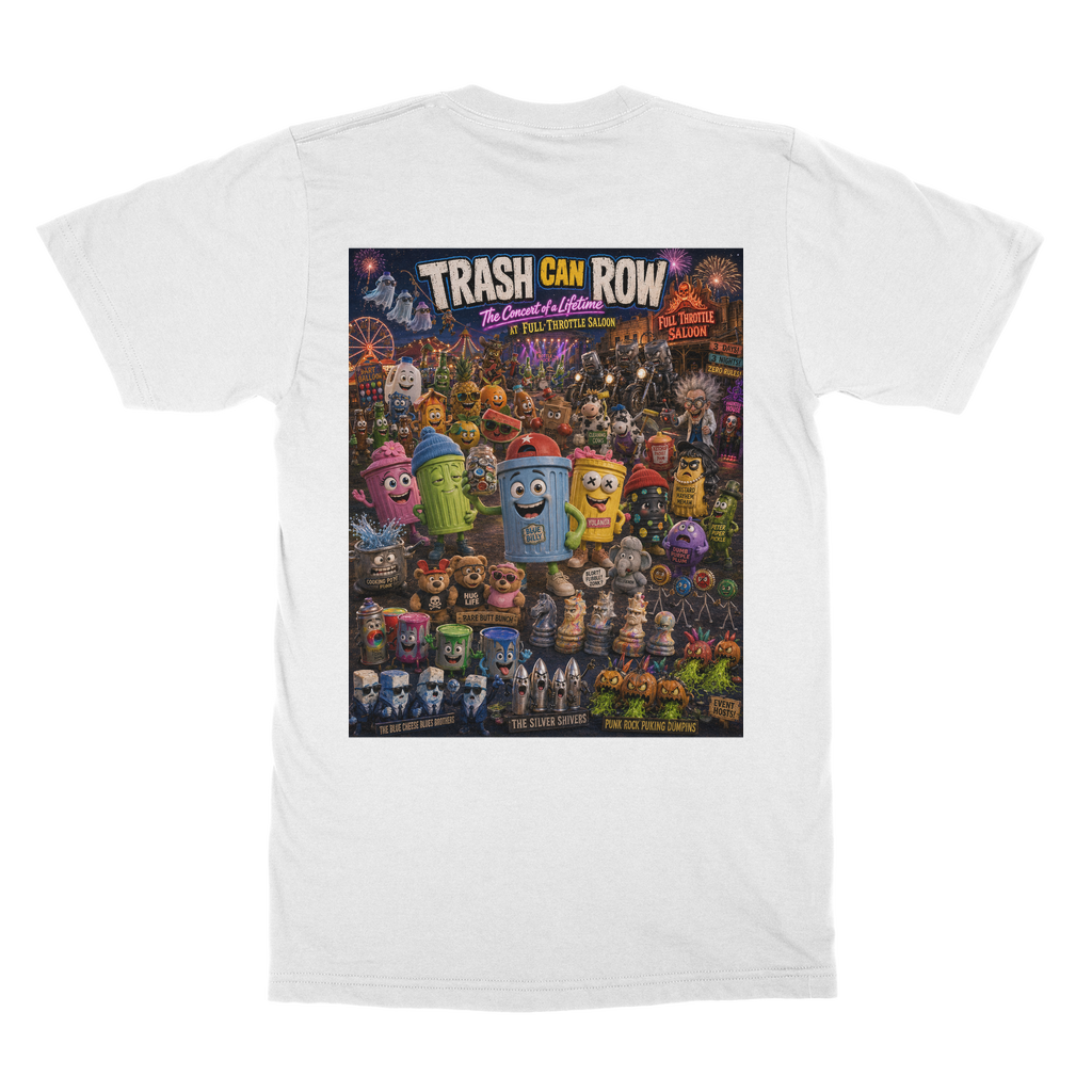 Trash Can Row: Concert for a Lifetime – Classic Heavy Cotton Adult T-Shirt