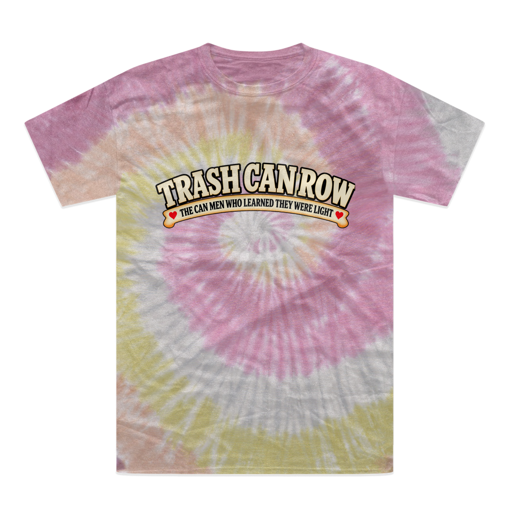 Trash Can Row Tie-Dye T-Shirt