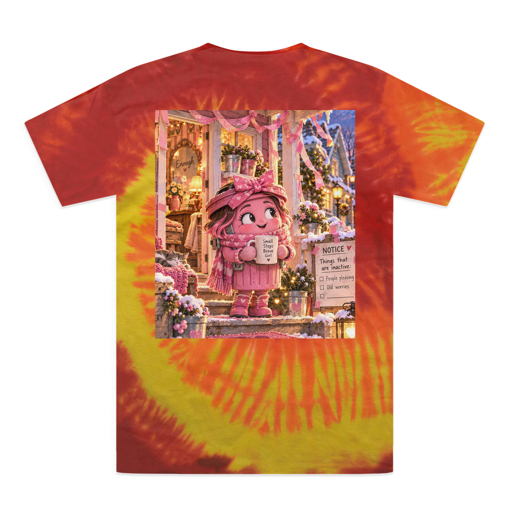 Trash Can Row Tie-Dye T-Shirt