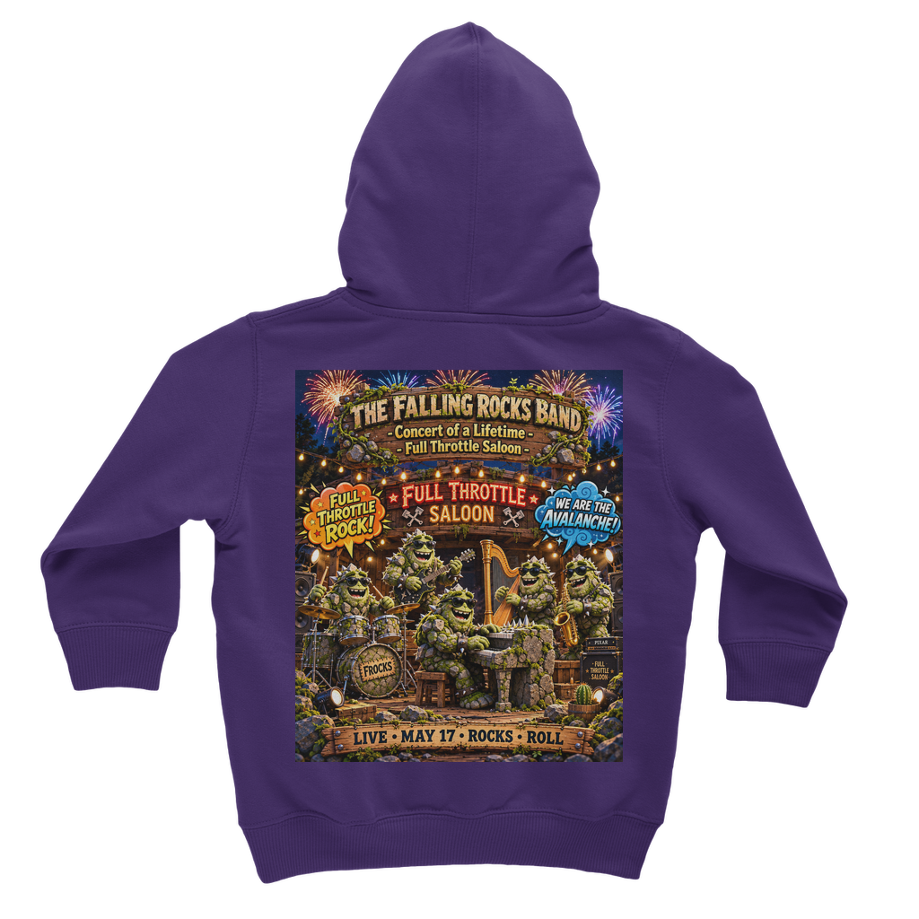 Falling Rocks COllection Classic Kids Hoodie