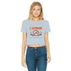 AOB Classic Women's Cropped Raw Edge T-Shirt