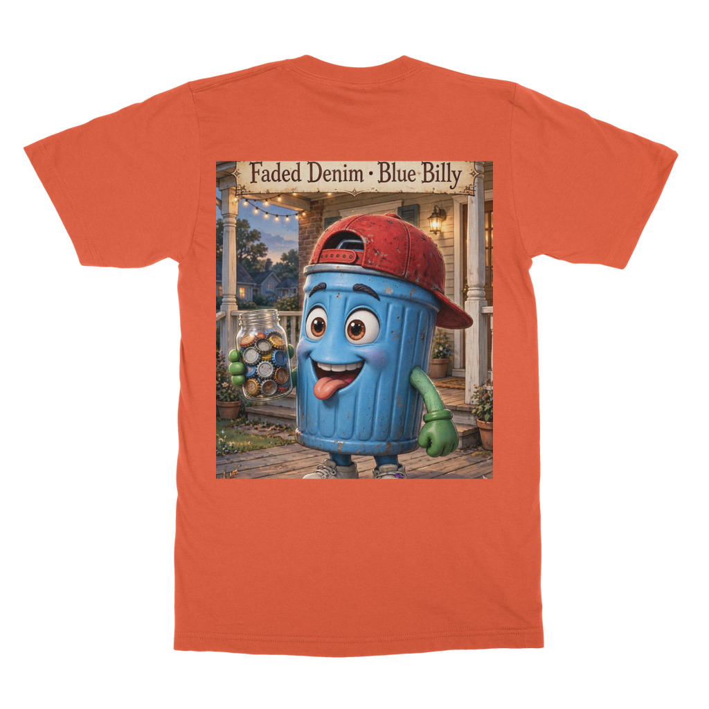 Trash Can Row – Classic Heavy Cotton Adult T-Shirt