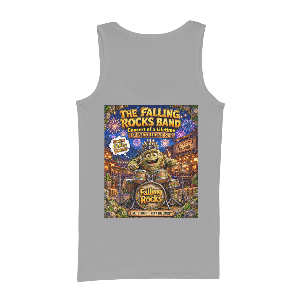 Falling Rocks COllection Organic Jersey Womens Tank Top