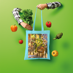 Trash Can Row Shopper Tote Bag
