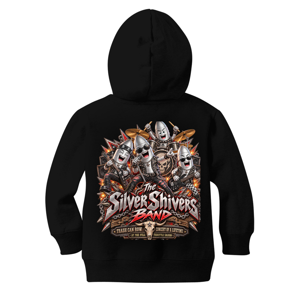 The Silver Shivers Band Classic Kids Zip Hoodie