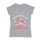 SARCASM 105 Classic Women's V-Neck T-Shirt
