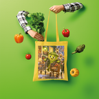 Trash Can Row Shopper Tote Bag