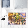 Trash Can Row Sublimation Mat / Carpet / Rug / Play Mat / Pet Feeding Mat