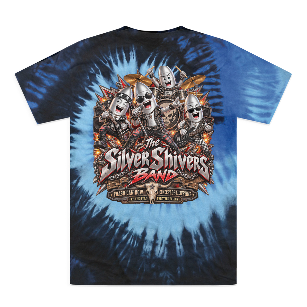 The Silver Shivers Band Tie-Dye T-Shirt