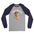 TRASH CAN MAN Classic Raglan Long Sleeve Shirt