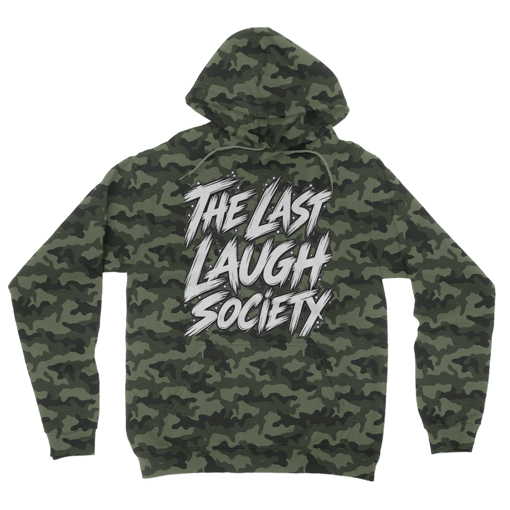 The Last Laugh Society Camouflage Adult Hoodie