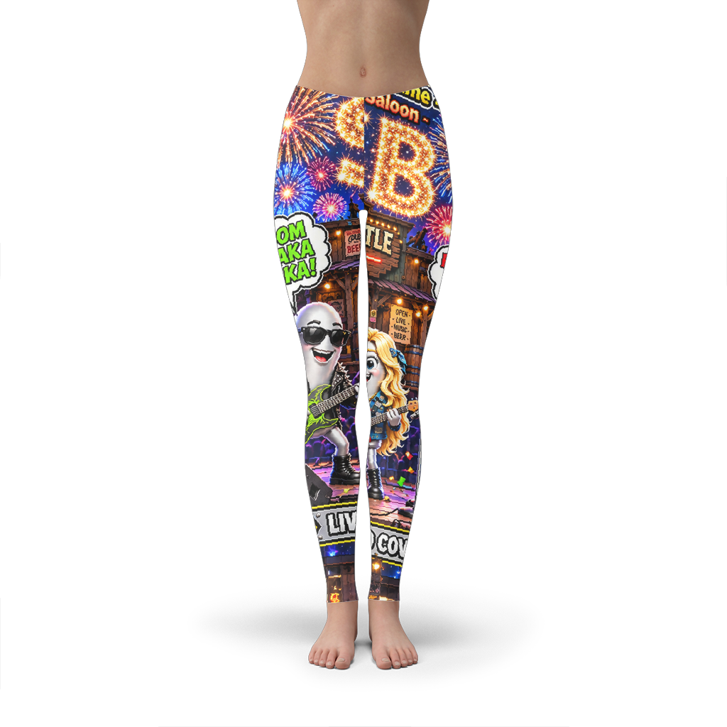 The Silver Shivers Band Leggings