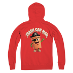 TRASH CAN MAN Premium Adult Zip Hoodie