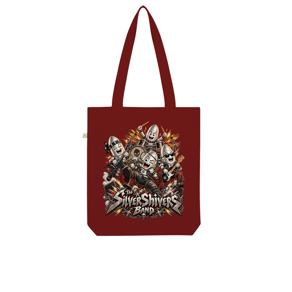 The Silver Shivers Band Organic Tote Bag