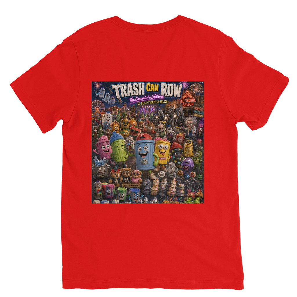 Trash Can Row: Concert for a Lifetime – Classic V-Neck T-Shirt