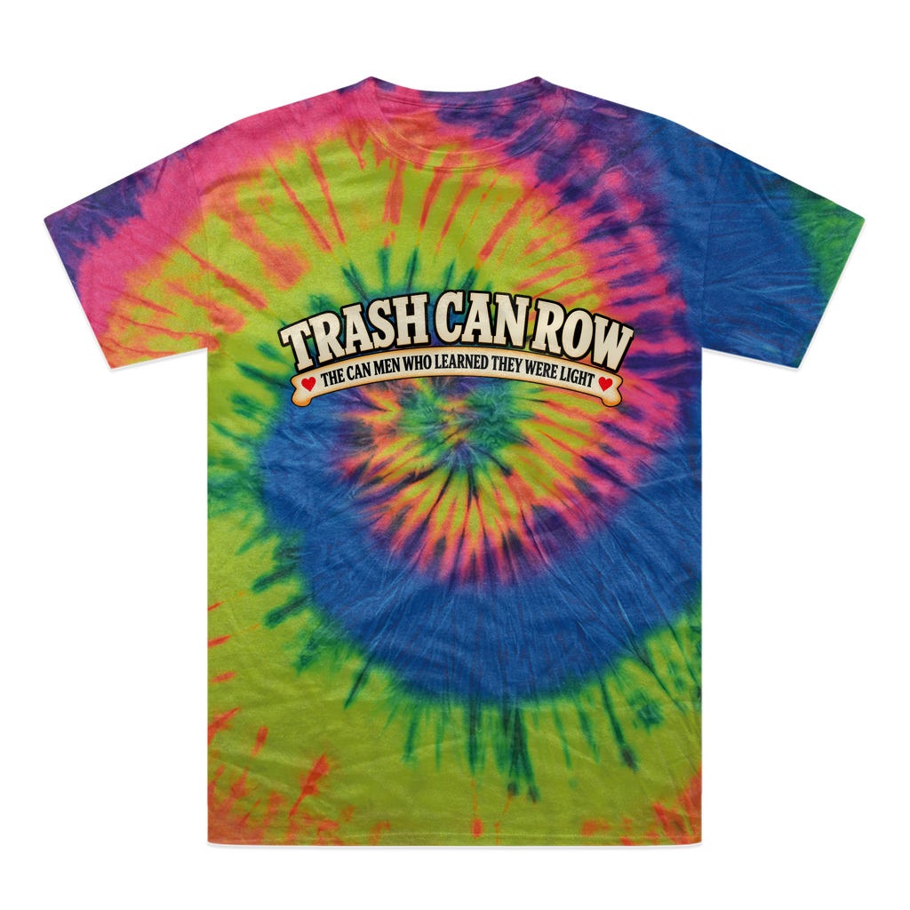 Trash Can Row Tie-Dye T-Shirt