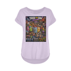 Trash Can Row CONCERT FOR A LIFETIME Women's Long Slub T-Shirt XS-5XL