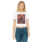 The Last Laugh Society Classic Women's Cropped Raw Edge T-Shirt