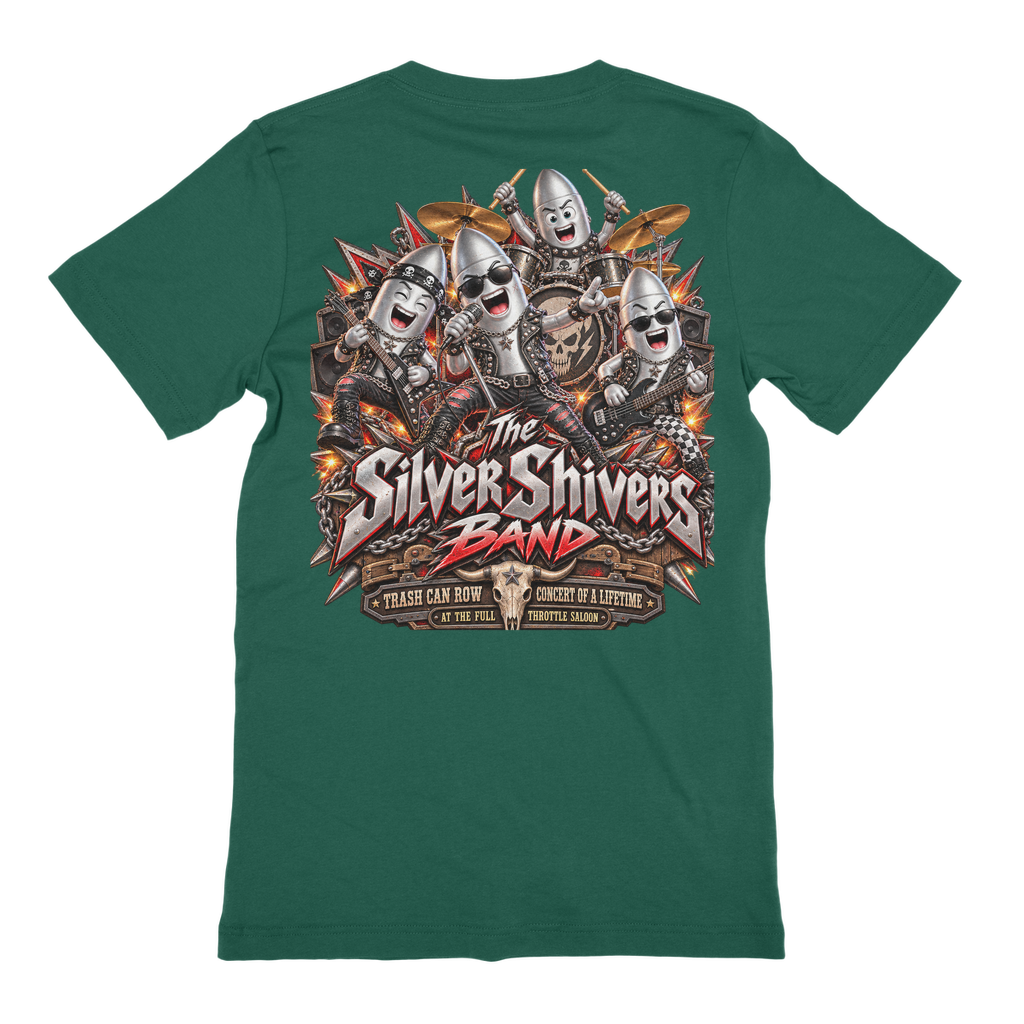The Silver Shivers Band Premium Jersey Adult T-Shirt