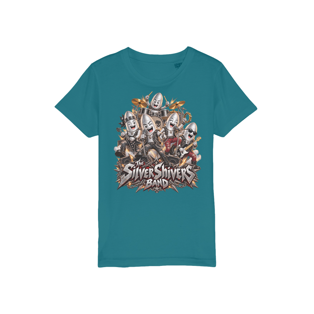 The Silver Shivers Band Organic Jersey Kids T-Shirt